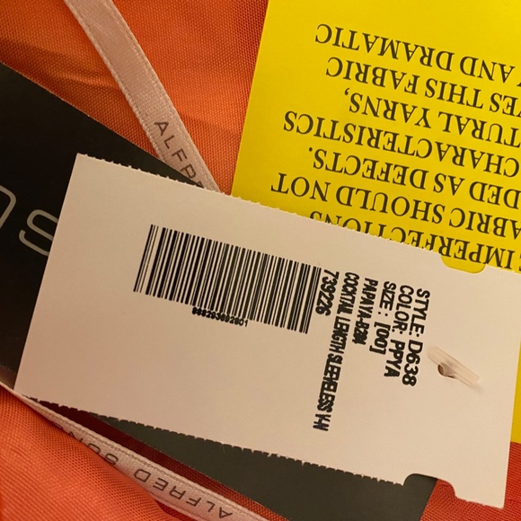 ALFRED SUNG Coral Wedding Dress - Picture 11 of 11